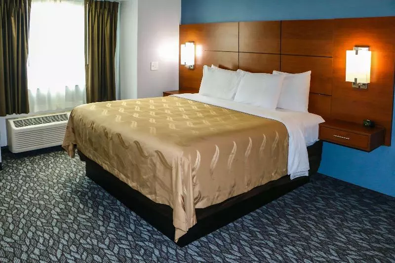 キングサイズベッドのスイートルーム, Quality Inn & Suites Watertown Fort Drum