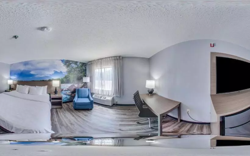 身障者適用キングサイズベッドルーム, Clarion Pointe On The Lake Clarksvillesouth Hill West