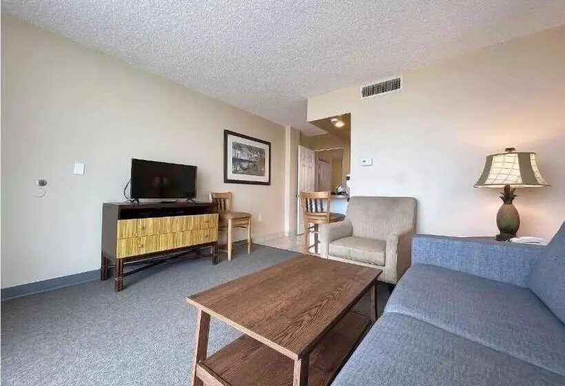１ベッドルームのデラックスアパートメント, Outrigger Beach Club Resort