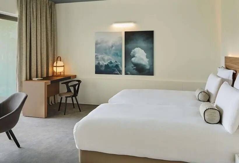 景色の見えるスーペリアルーム, Le Domaine Des Vanneaux Golf Et Spa Mgallery