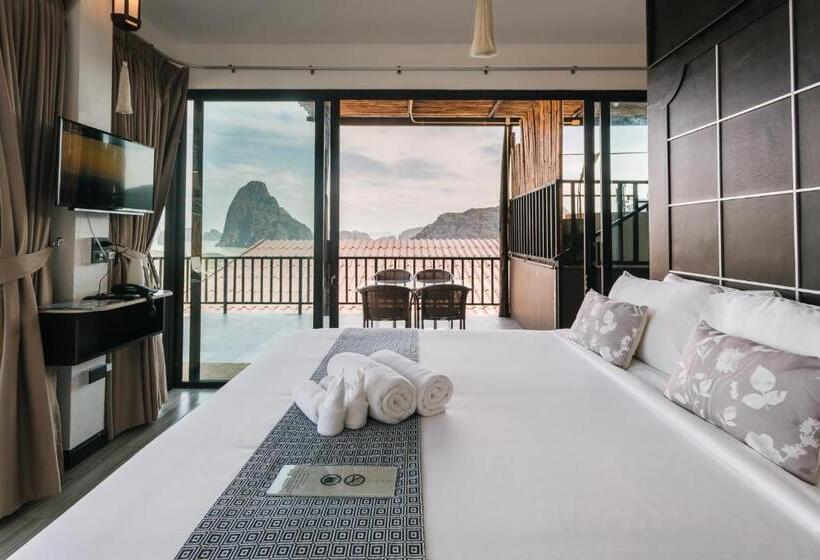 غرفة سوبيريور مطلّة علي البحر, Sametnangshe Boutique