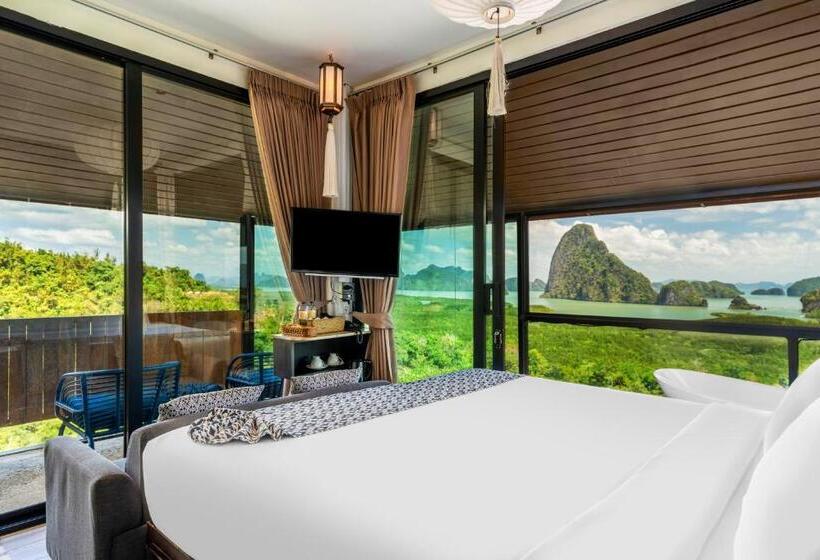 غرفة سوبيريور مطلّة علي البحر, Sametnangshe Boutique