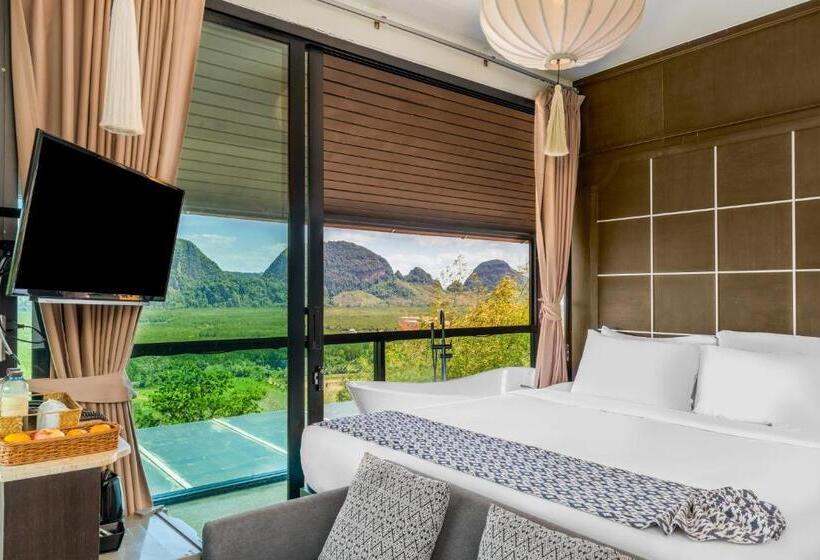 غرفة سوبيريور مطلّة علي البحر, Sametnangshe Boutique