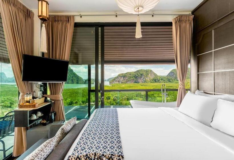 غرفة سوبيريور مطلّة علي البحر, Sametnangshe Boutique