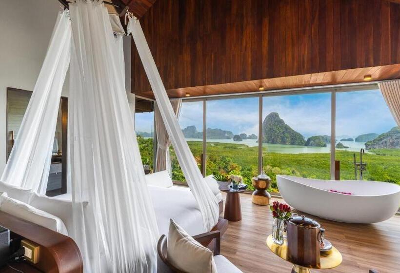 فيلا ديلوكس غرفة نوم واحدة مطلة على البحر, Sametnangshe Boutique