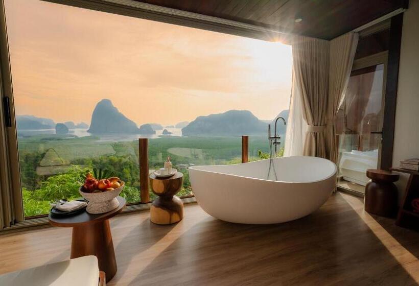 فيلا ديلوكس غرفة نوم واحدة مطلة على البحر, Sametnangshe Boutique