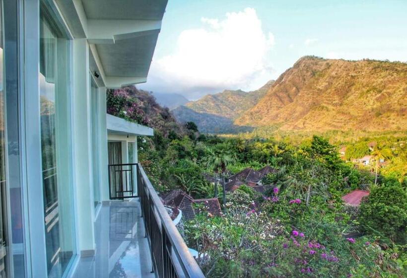 וילת חדר שינה 1 עם נוף לים, Waenis Sunset View Hotel And Restaurant, Amed, Bali