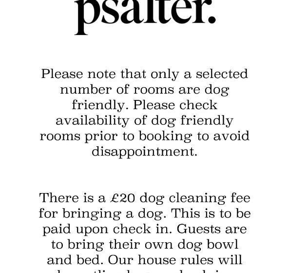 חדר דחוקס עם מיטת קינג, The Psalter