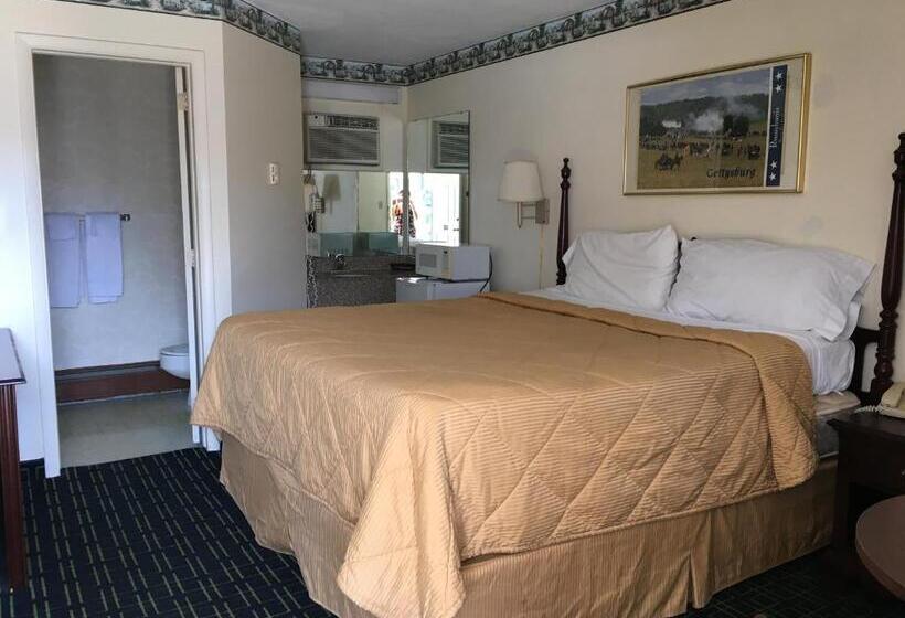 غرفة قياسية سرير كينج, Red Carpet Inn  Gettysburg
