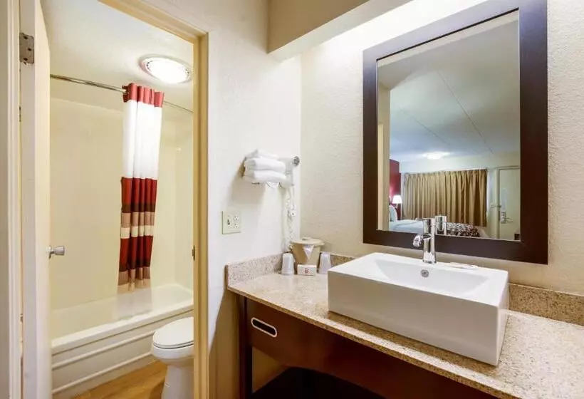 اتاق سوپریور با تخت بزرگ, Red Roof Inn Grand Rapids Airport