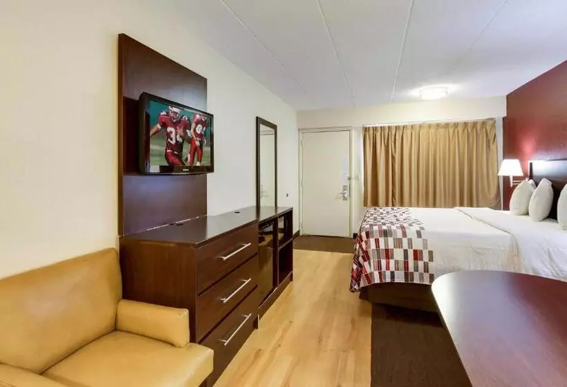 اتاق سوپریور با تخت بزرگ, Red Roof Inn Grand Rapids Airport