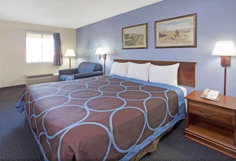 غرفة قياسية سرير كينج لذوى الإحتياجات الخاصة, Super 8 By Wyndham Suwanee