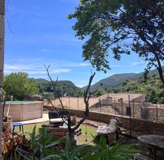 풀장 전망 스위트, Les Jardins De La Cathédrale Chambres D Hôtes Gîte De Groupe