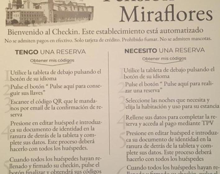 Номер Стандарт Индивидуальный, Pension Miraflores