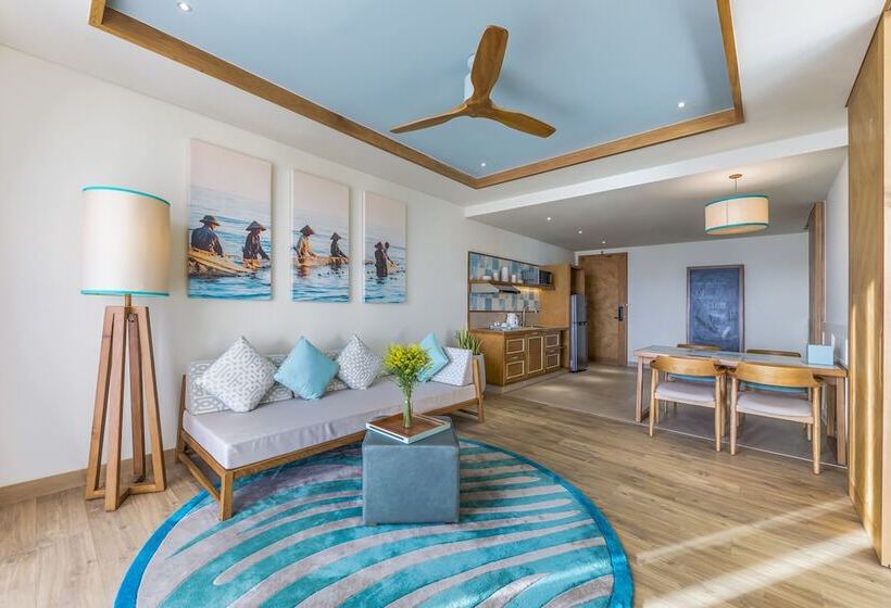 آپارتمان 2 خوابه با چشم‌انداز دریا, Fusion Suites Vung Tau