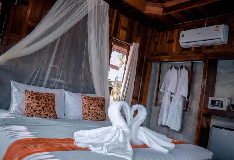 标准间带湖景, Tara Beach Resort Udonthani