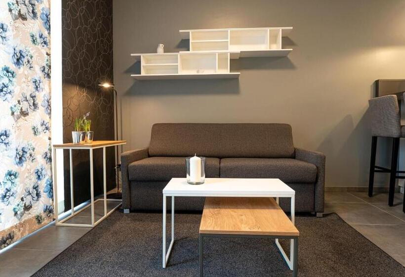 דירת חדר עם טרסה, Refugium Am Wasserturm