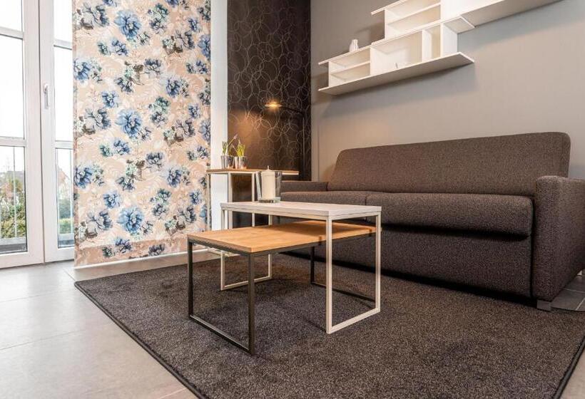 דירה בת חדר שינה 1 עם מרפסת, Refugium Am Wasserturm