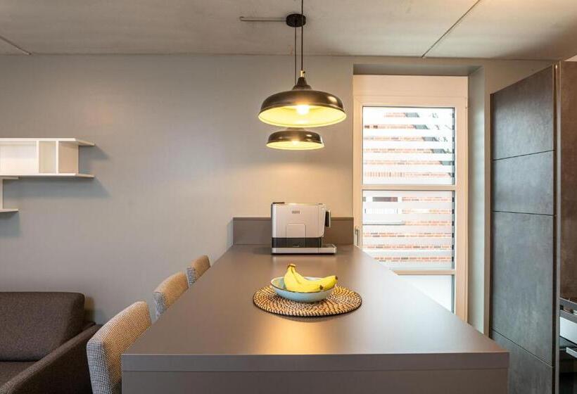 דירת חדר עם טרסה, Refugium Am Wasserturm