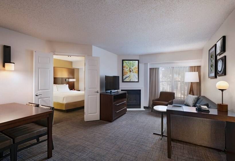 带2个卧室的套房, Residence Inn By Marriott Austin The Domain Area
