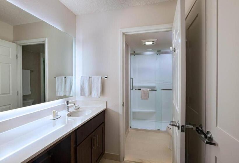 带2个卧室的套房, Residence Inn By Marriott Austin The Domain Area