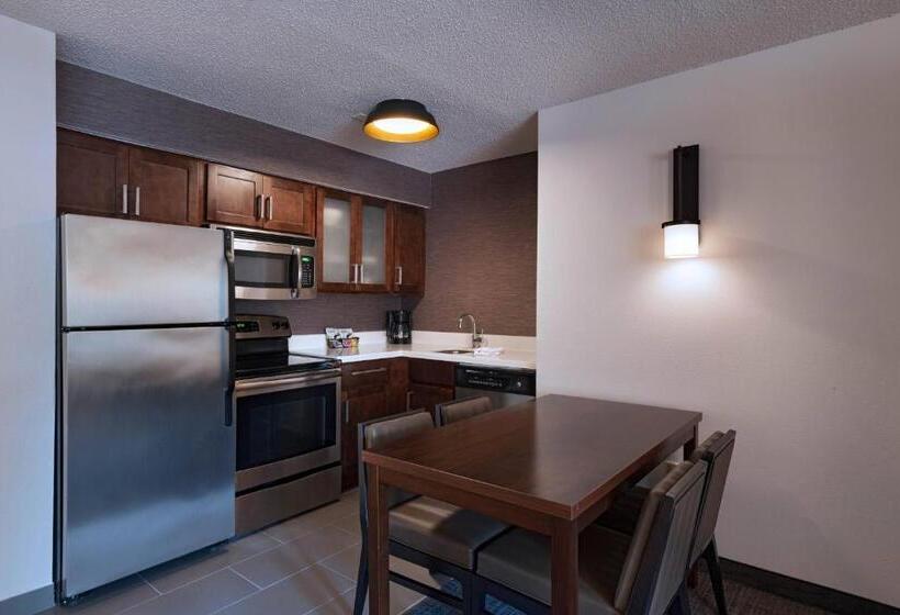 带2个卧室的套房, Residence Inn By Marriott Austin The Domain Area