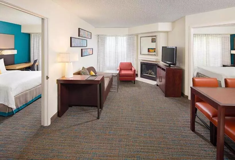 ２ベッドスイートルーム, Residence Inn By Marriott Detroit Livonia