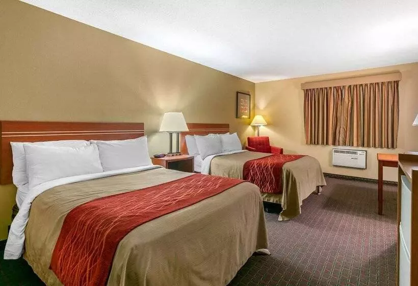 ２ダブルベッドのスタンダードルーム, Rodeway Inn Rapid City
