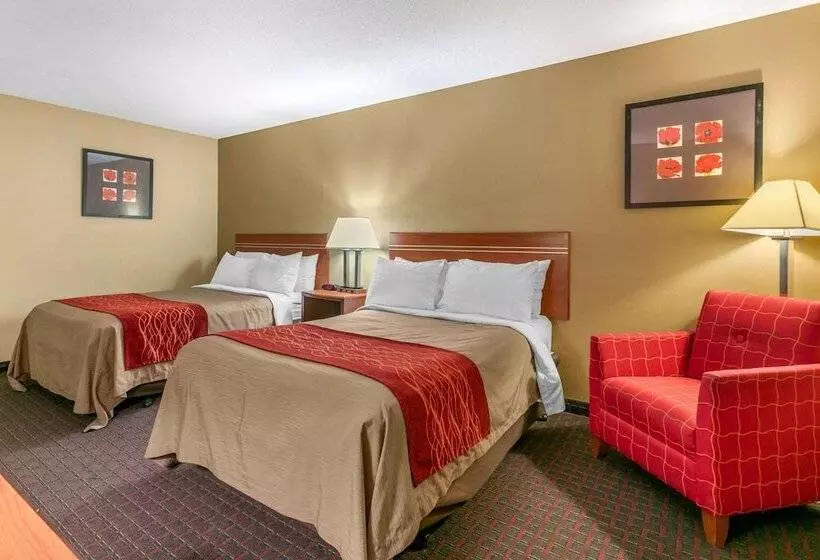 ２ダブルベッドのスタンダードルーム, Rodeway Inn Rapid City