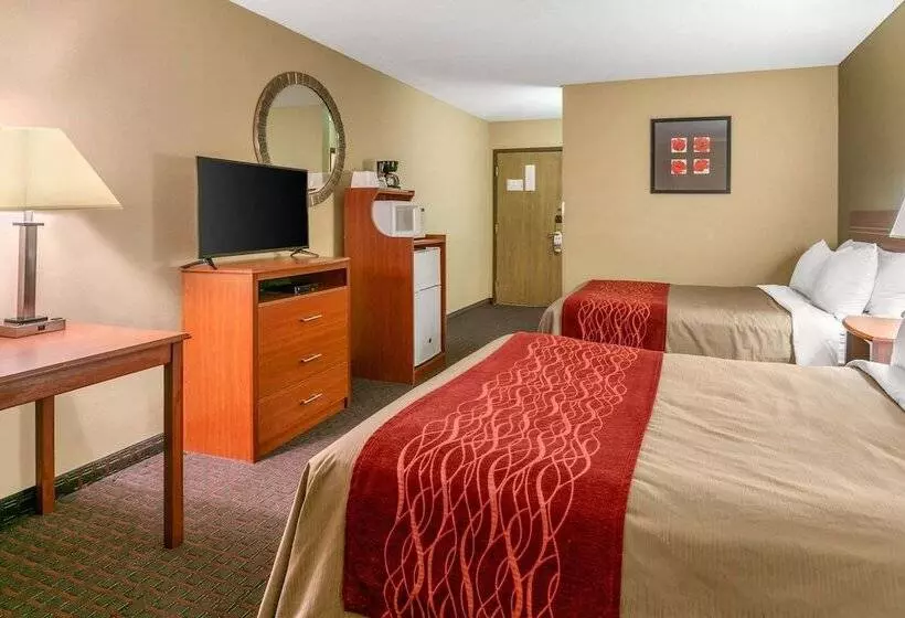 ２ダブルベッドのスタンダードルーム, Rodeway Inn Rapid City