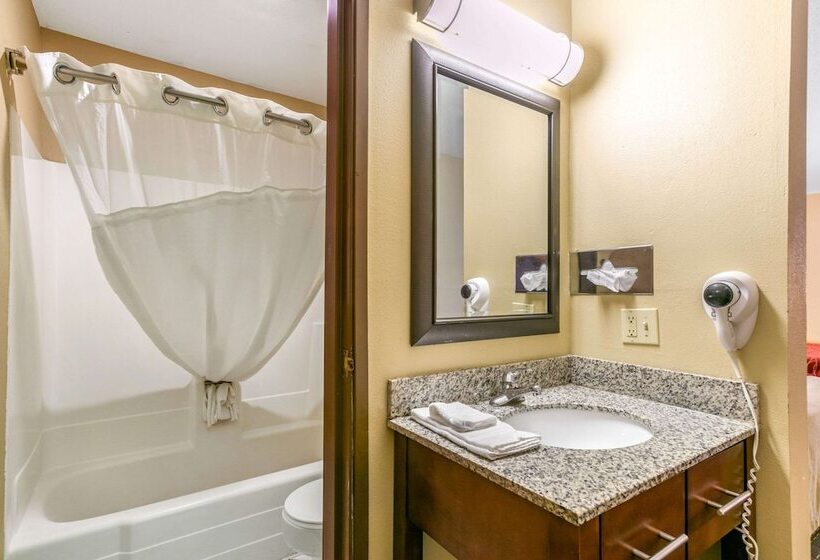 带2个双人床的标准工作室, Rodeway Inn Rapid City