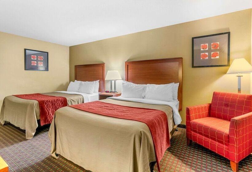 스탠다드 룸 더블 침대 2개, Rodeway Inn Rapid City