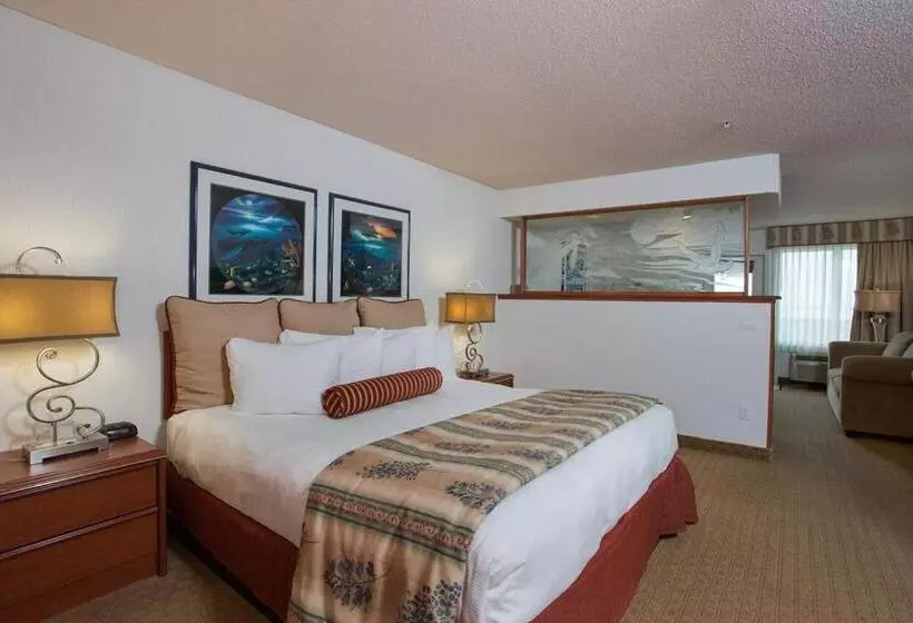 キングサイズベッドのスタンダードルーム, Shilo Inn Suites Ocean Shores