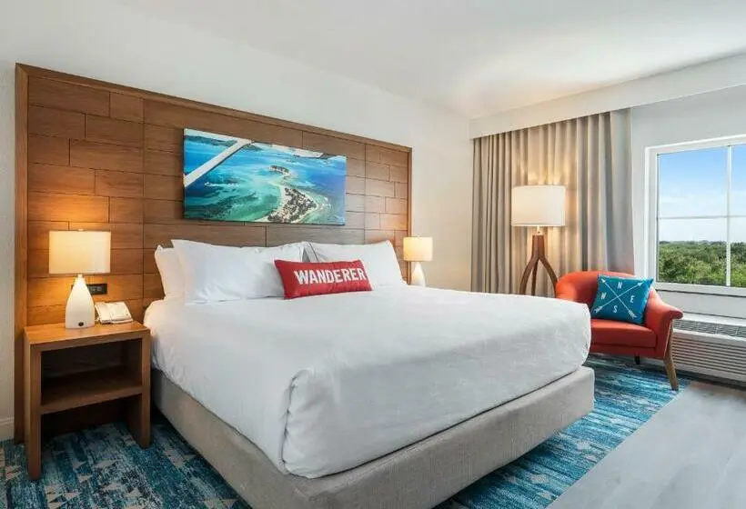 キングサイズベッドのスタンダードルーム, Compass Hotel By Margaritaville Anna Maria Sound
