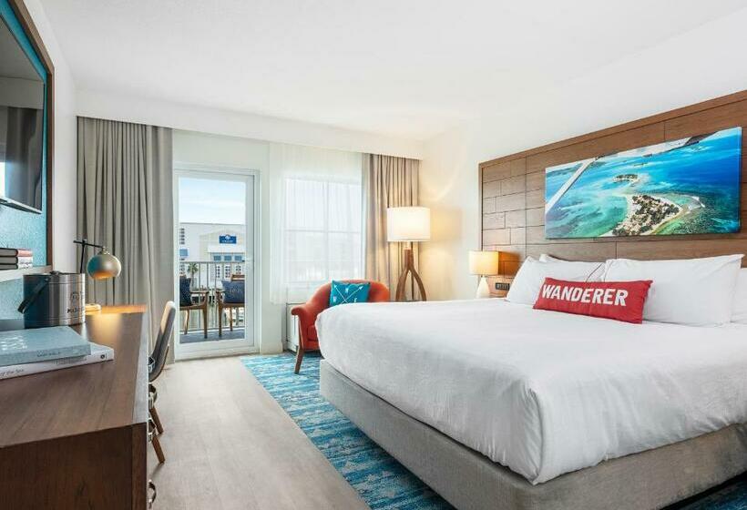 身障者適用キングサイズベッドルーム, Compass Hotel By Margaritaville Anna Maria Sound