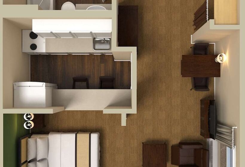 デラックススタジオ, Extended Stay America Select Suites   Atlanta   Alpharetta   Northpoint   East