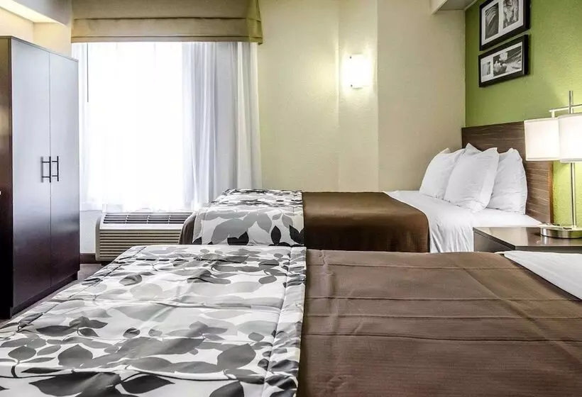 اتاق استاندارد با 2 تخت دوبل, Sleep Inn Louisville Airport & Expo