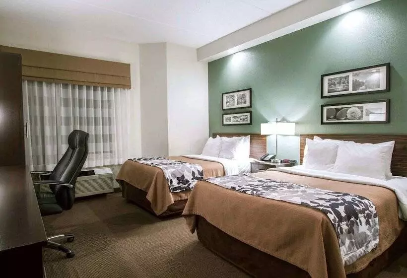 ２ダブルベッドのスタンダードルーム, Sleep Inn & Suites Buffalo Airport