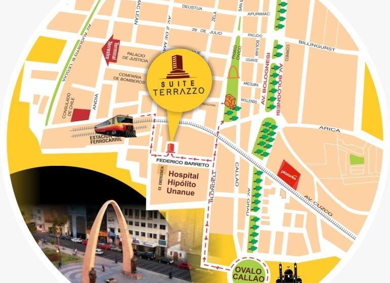 带2个卧室的公寓, Suite Terrazzo