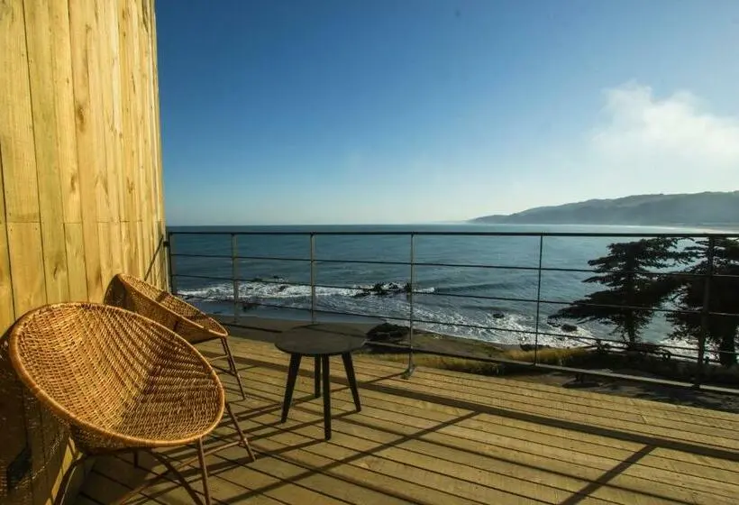 オーシャンビューデラックスルームバルコニー付き, Puerto Viejo Llico