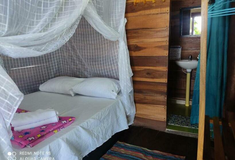 Tengerre Néző Deluxe Szoba Erkéllyel, Hostal Estrellas Del Tayrona Playa Mendihuaca