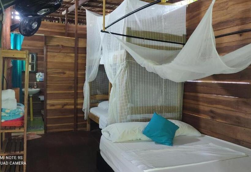 Четырехместный Номер Economy, Hostal Estrellas Del Tayrona Playa Mendihuaca