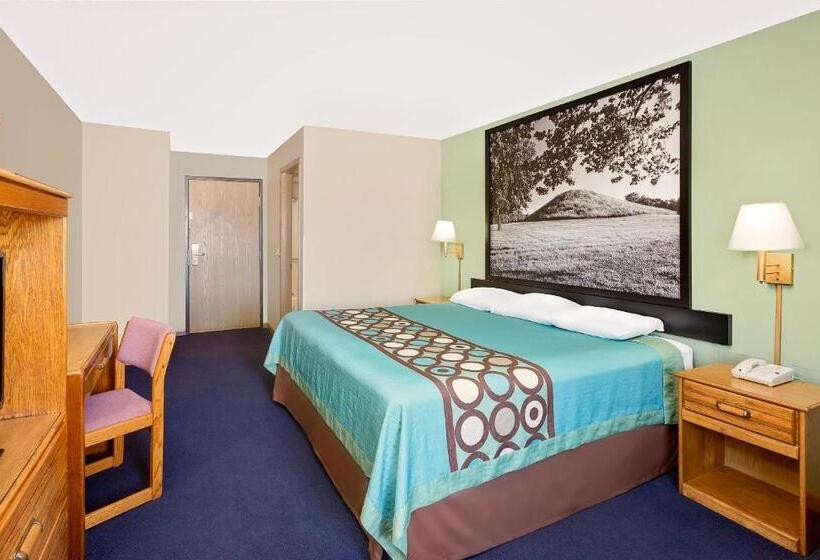 キングサイズベッドのスタンダードルーム, Super 8 By Wyndham Macomb