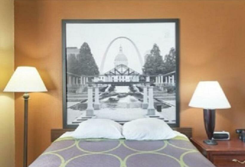 장애인을 위한 스탠다드 룸, Super 8 By Wyndham Poplar Bluff Missouri