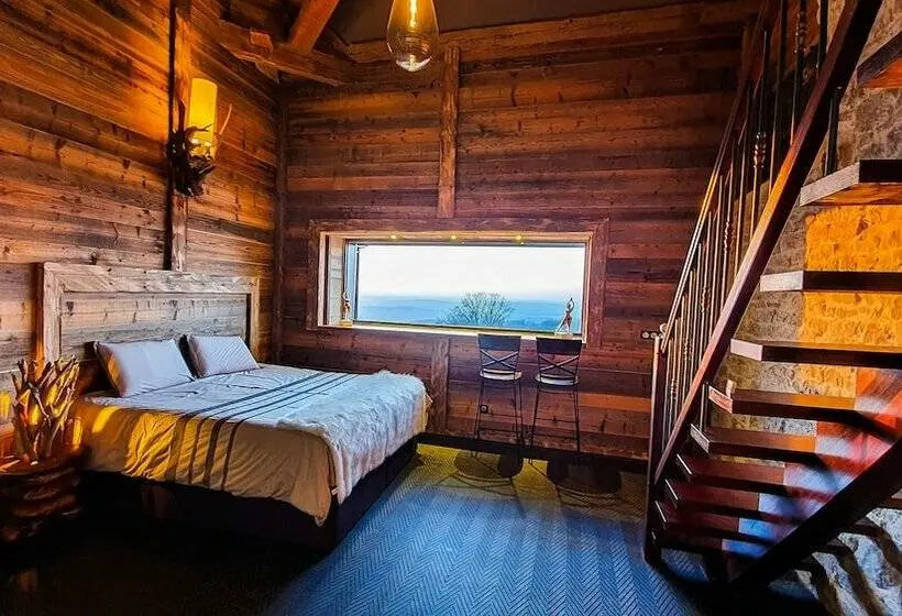 デラックススイート ビュー付き, Chambres D Hôtes Le Repère Des Anges Et Spa