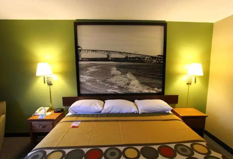 キングサイズベッドのスーペリアルーム, Economy 7 Inn Chesapeake  Portsmouth