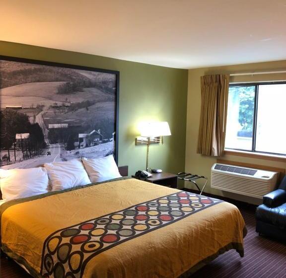 스탠다드 룸 킹사이즈 침대, Ramada By Wyndham York Harrisburg Hersey