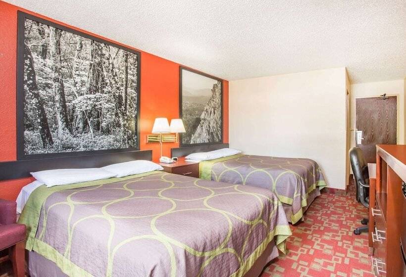 Номер Стандарт 2 Двуспальные Кровати, Super 8 By Wyndham Harrisonburg