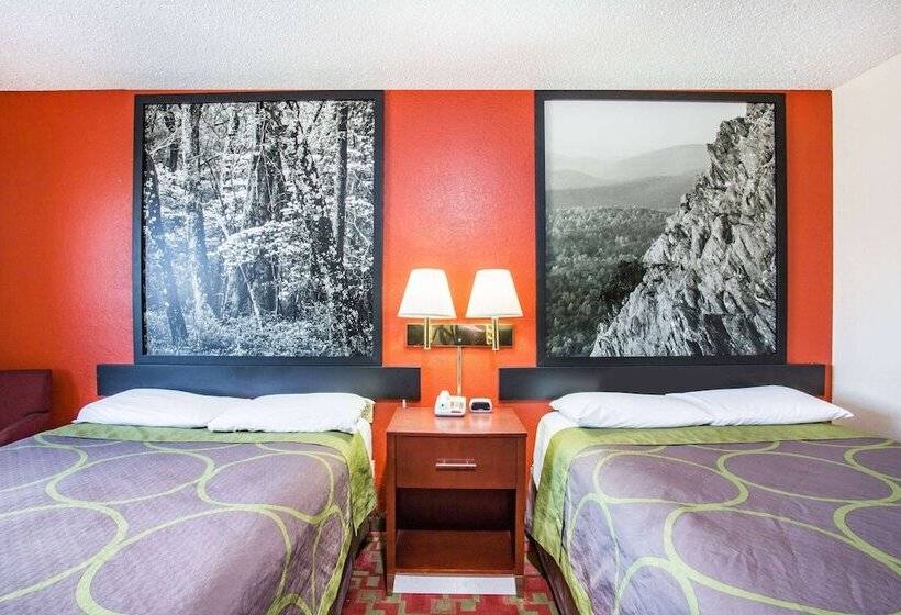 Номер Стандарт 2 Двуспальные Кровати, Super 8 By Wyndham Harrisonburg