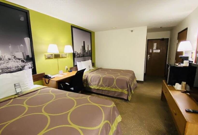 ２ダブルベッドのスタンダードルーム, Super 8 By Wyndham Mokena/frankfort /i80